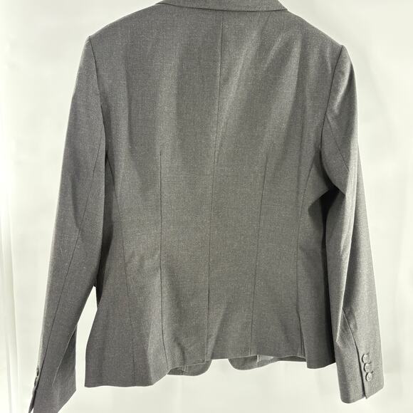 The Limited Two Button Blazer 12 Gray Jacket Academia Office Career - Picture 6 of 6